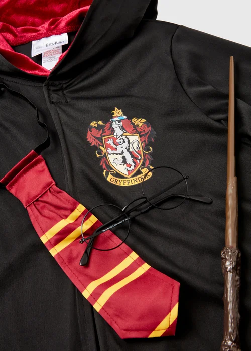 Harry Potter Kids Black Costume (5-12yrs) - 5-6 Yrs Image 2