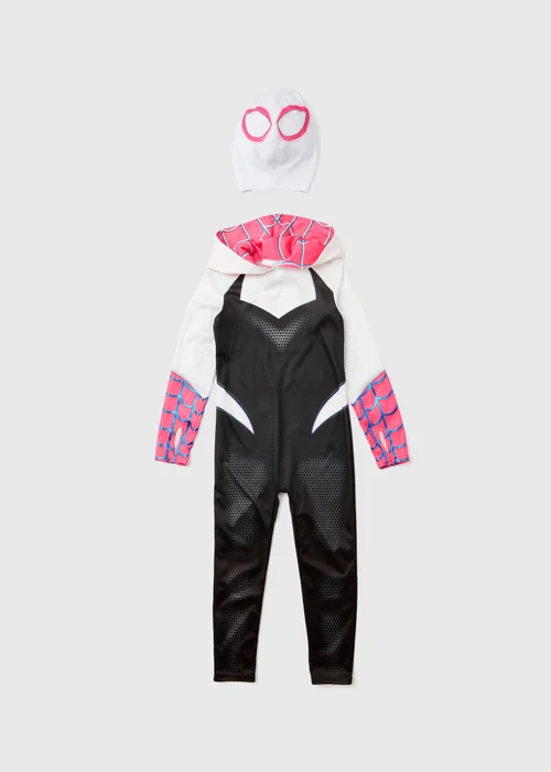 Kids Black Spider Gwen Costume (3-7yrs) - 3 Yrs Image 1