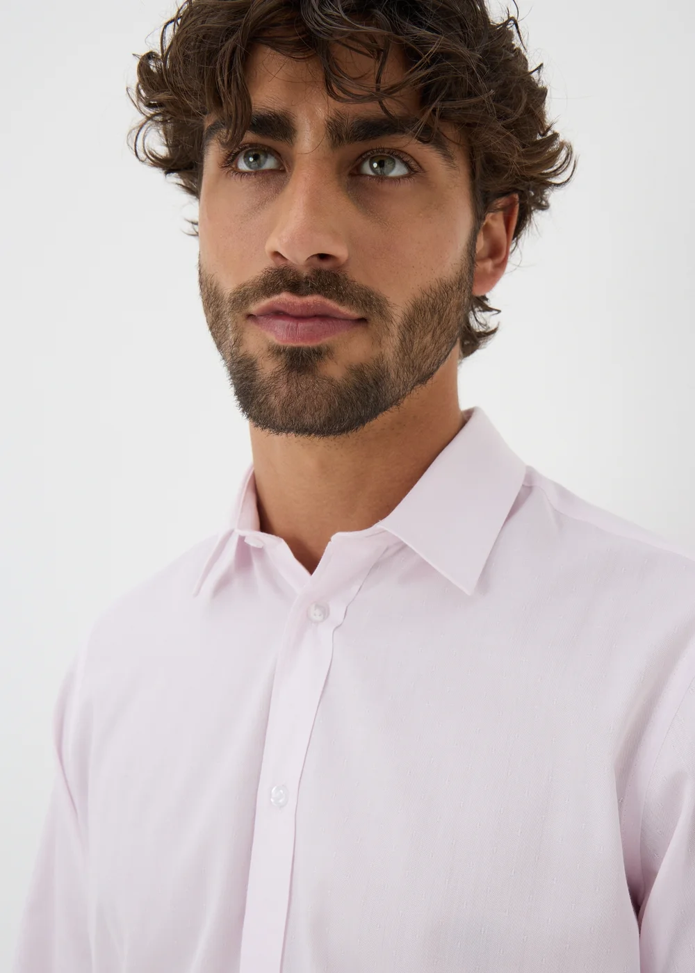 Taylor & Wright Pink Slim Fit Shirt - S Image 3