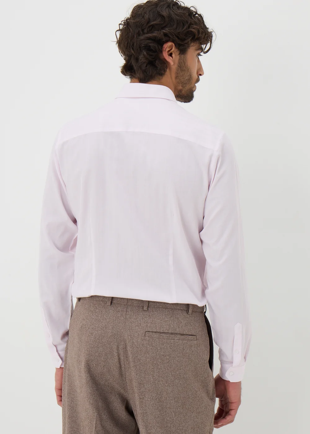 Taylor & Wright Pink Slim Fit Shirt - S Image 2