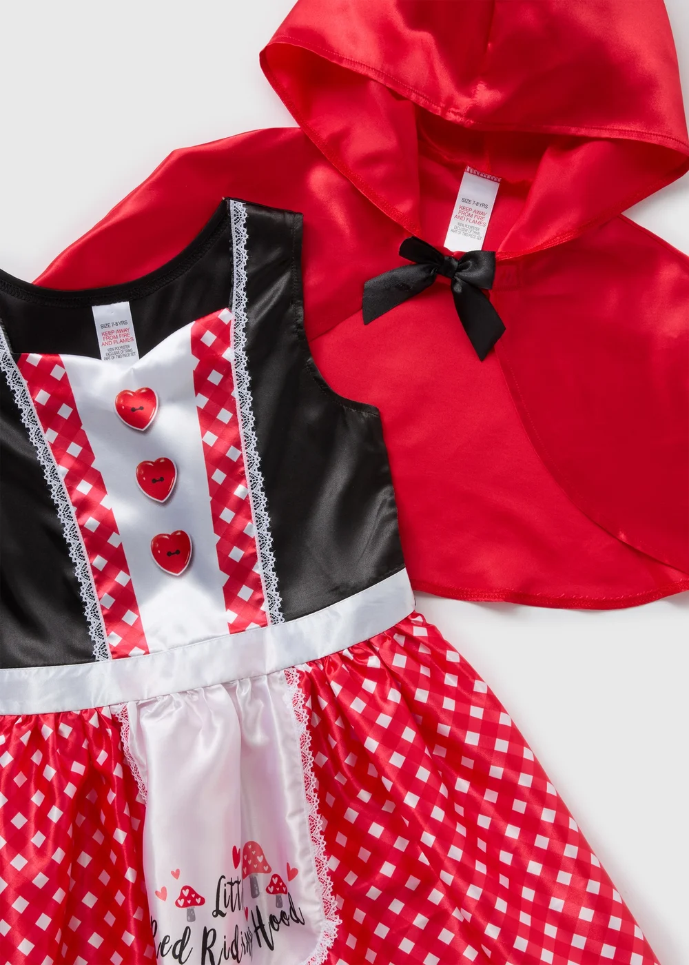 Kids Red Riding Hood Costume (3-8yrs) - 3-4 Yrs Image 2