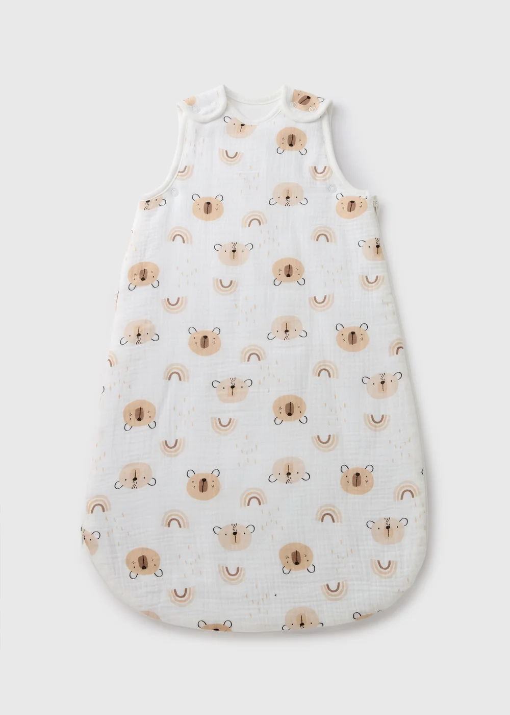 Baby White Bear Sleeping Bag (Newborn-23mths) - Age 0 - 6 Months Image 1