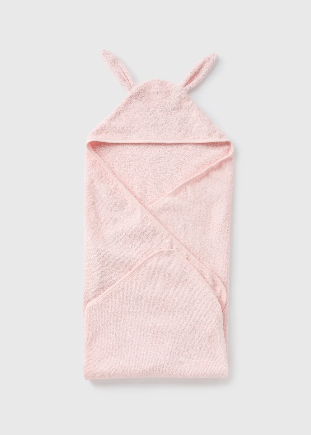 Pink Bunny Hooded Towel - One Size Image 2