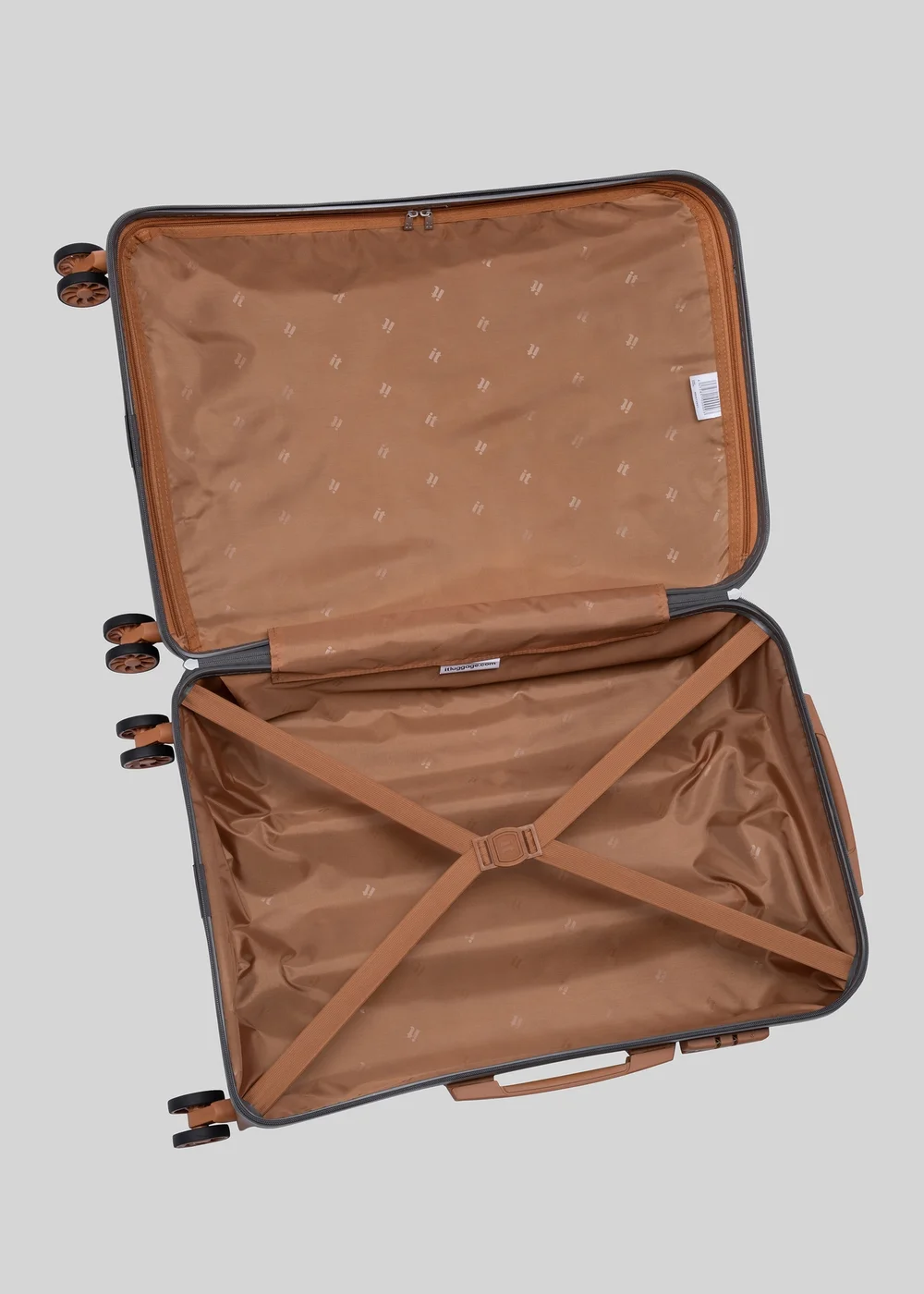IT Luggage Grey Hardshell Suitcase - Cabin Image 3