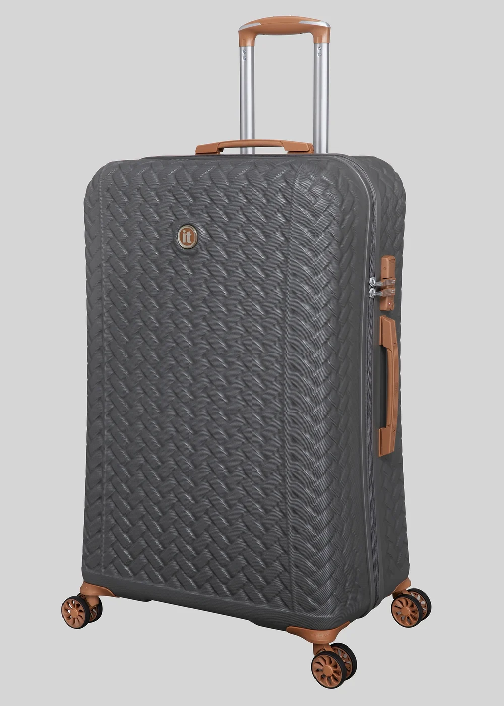 IT Luggage Grey Hardshell Suitcase - Cabin Image 2