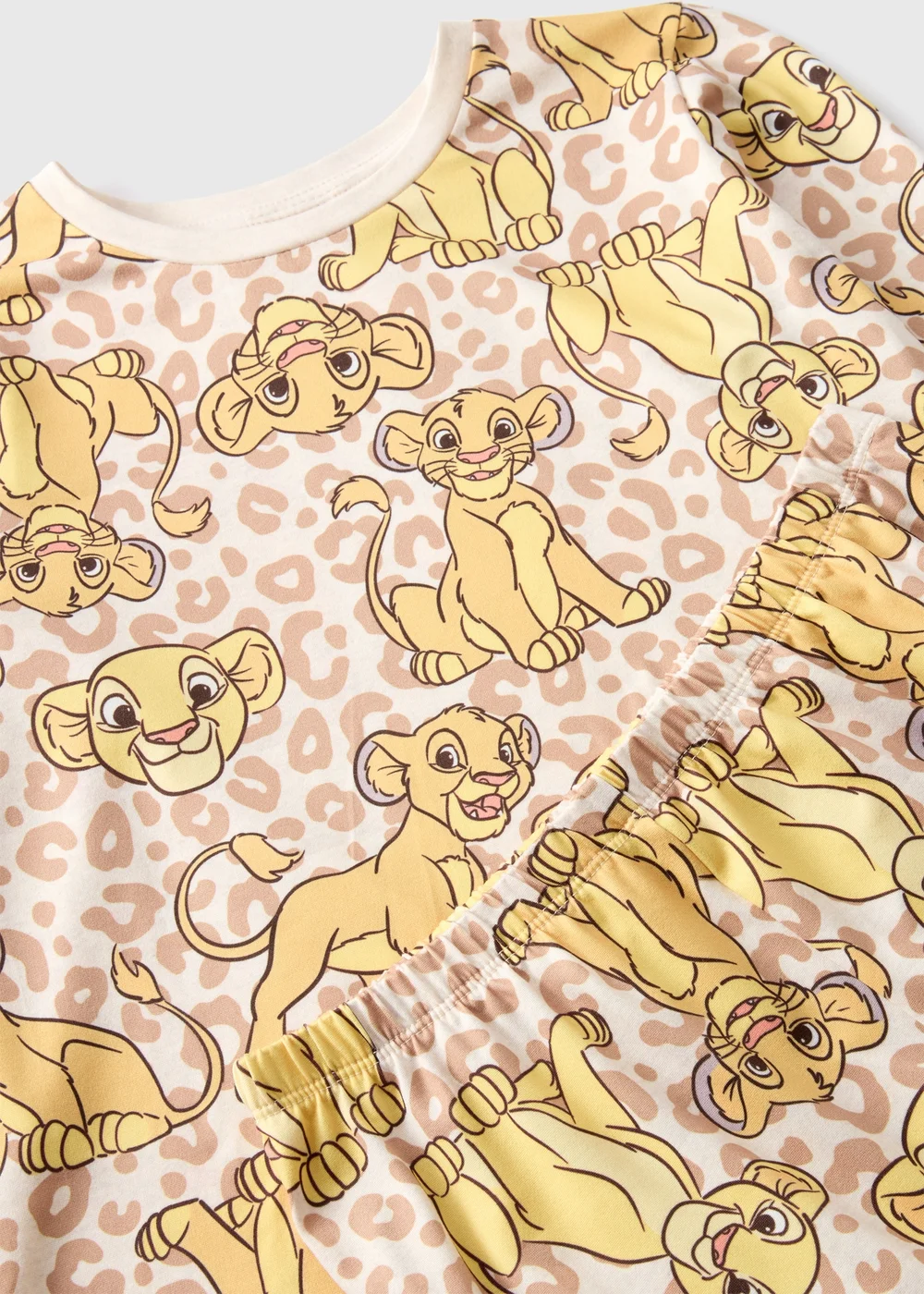 The Lion King Kids Cream Simba Pyjama Set (3-12yrs) - Age 3 Years Image 2