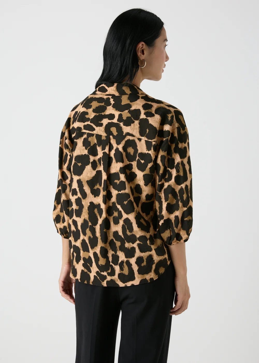 Et Vous Brown Animal Blouse - 8 Image 2