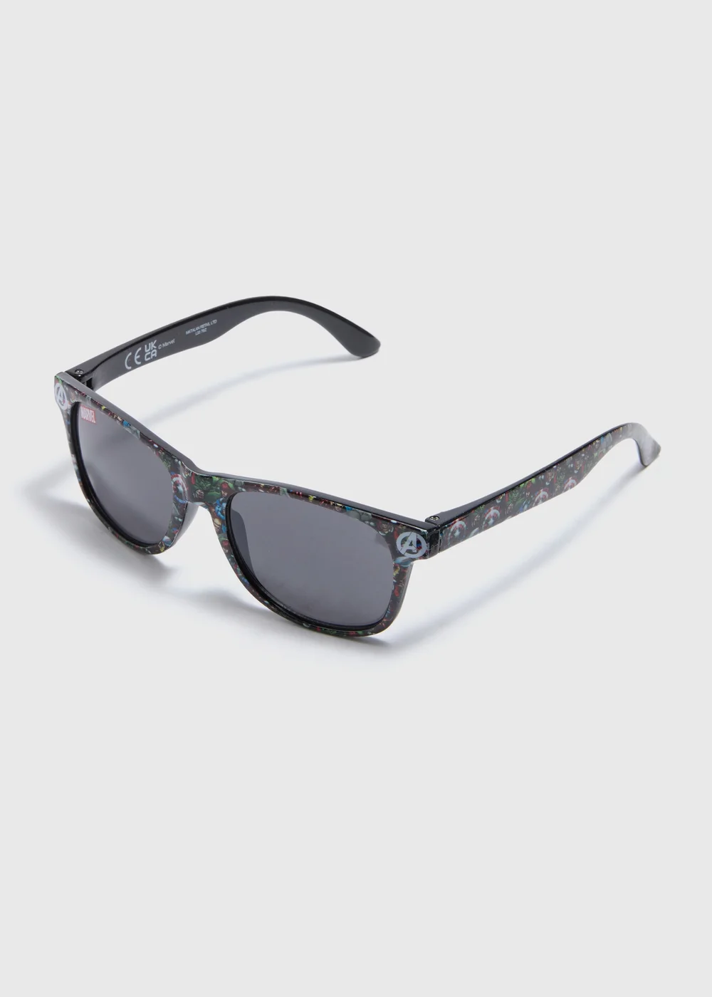 Boys Black Avengers Sunglasses - One Size Image 1