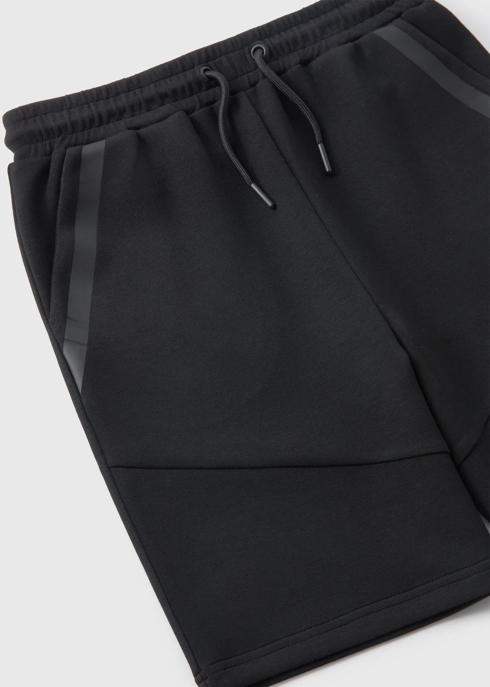 Boys Black Sports Jogger Shorts (7-15yrs) - 8 Yrs Image 2