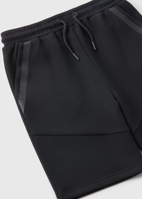 Boys Black Sports Jogger Shorts (7-15yrs) - 8 Yrs Image 2