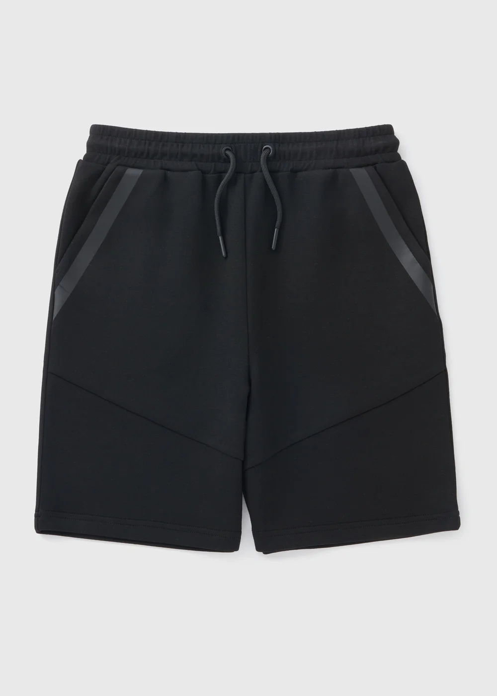 Boys Black Sports Jogger Shorts (7-15yrs) - 8 Yrs Image 1