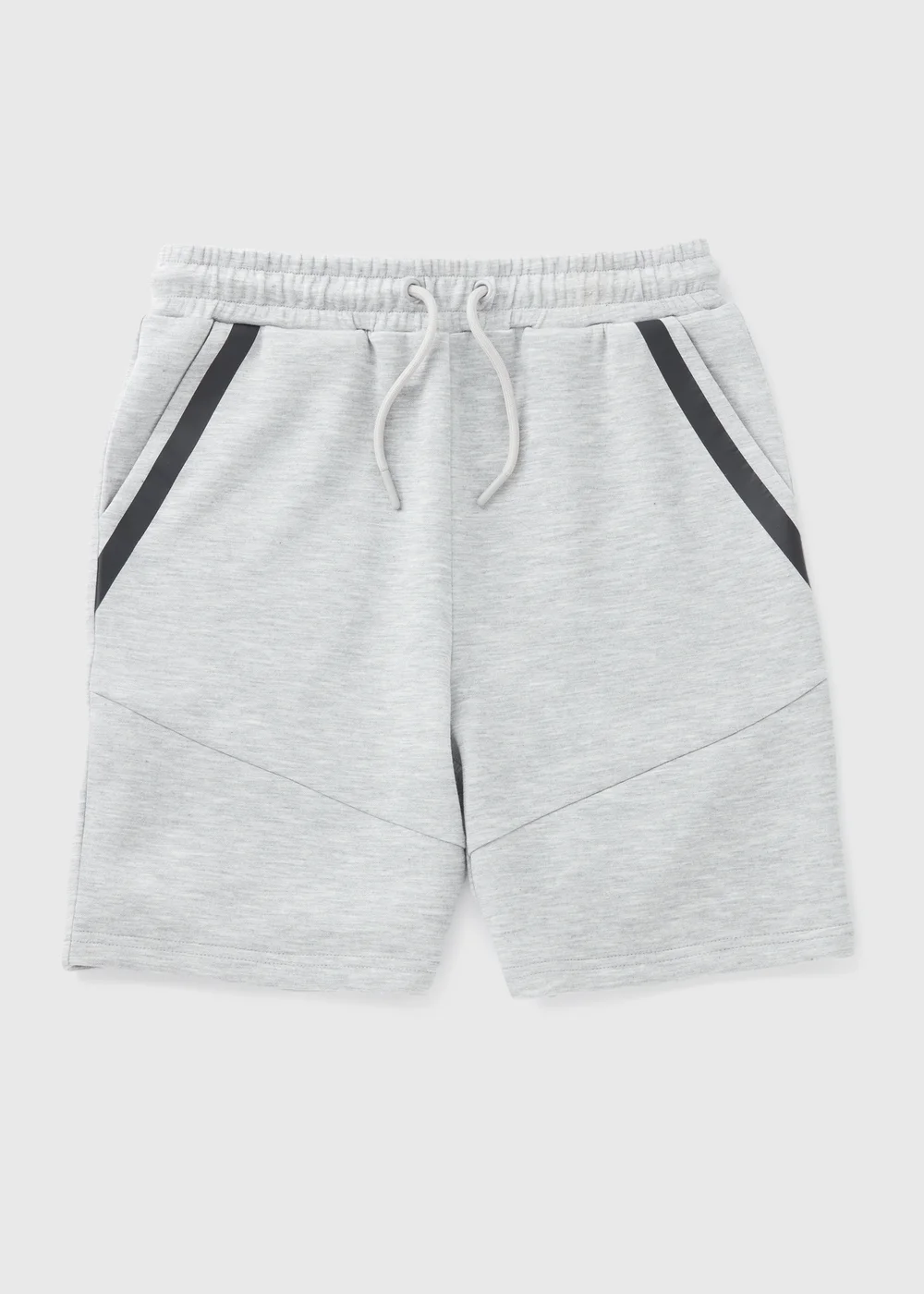 Boys Grey Sports Jogger Shorts (7-15yrs) - 8 Yrs Image 1