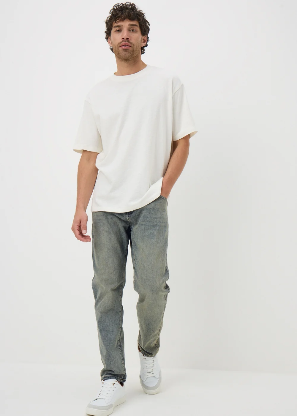 Green Wash Slim Fit Jeans - 30 R Image 1