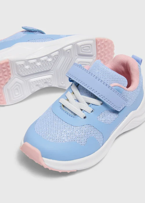 Girls Blue Sports Trainers (Younger 4-12) - 6 Infant Image 2