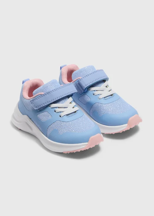 Girls Blue Sports Trainers (Younger 4-12) - 6 Infant Image 1