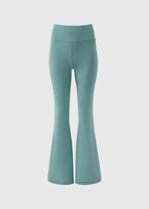 Souluxe Green Flare Leggings - 8 Image 4