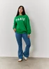 In The Style Jac Jossa Green Paris Sweatshirt - Size 8 Image 2