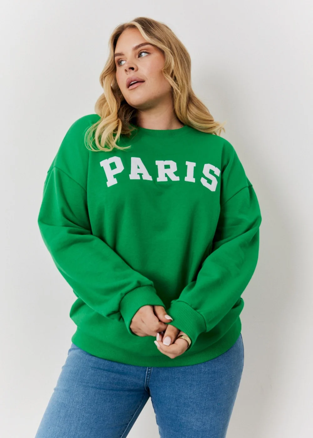 In The Style Jac Jossa Green Paris Sweatshirt - Size 8 Image 5