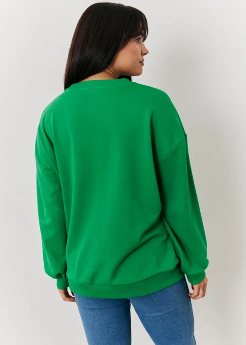 In The Style Jac Jossa Green Paris Sweatshirt - Size 8 Image 4