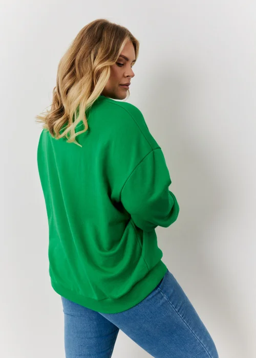 In The Style Jac Jossa Green Paris Sweatshirt - Size 8 Image 7