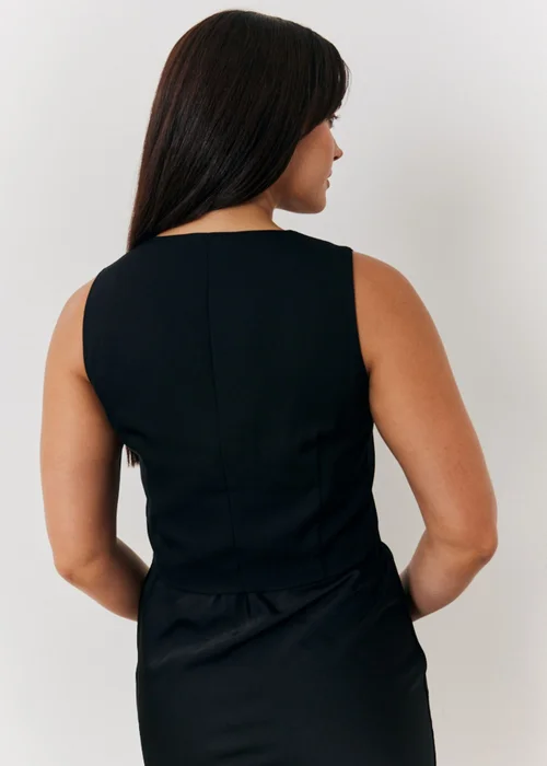 In The Style Jac Jossa Black Tailored Waistcoat - 8 Image 3