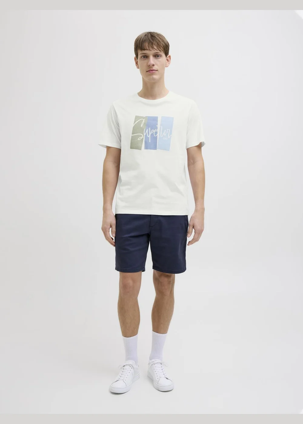 JJ Rebel White Noah T-Shirt - S Image 4
