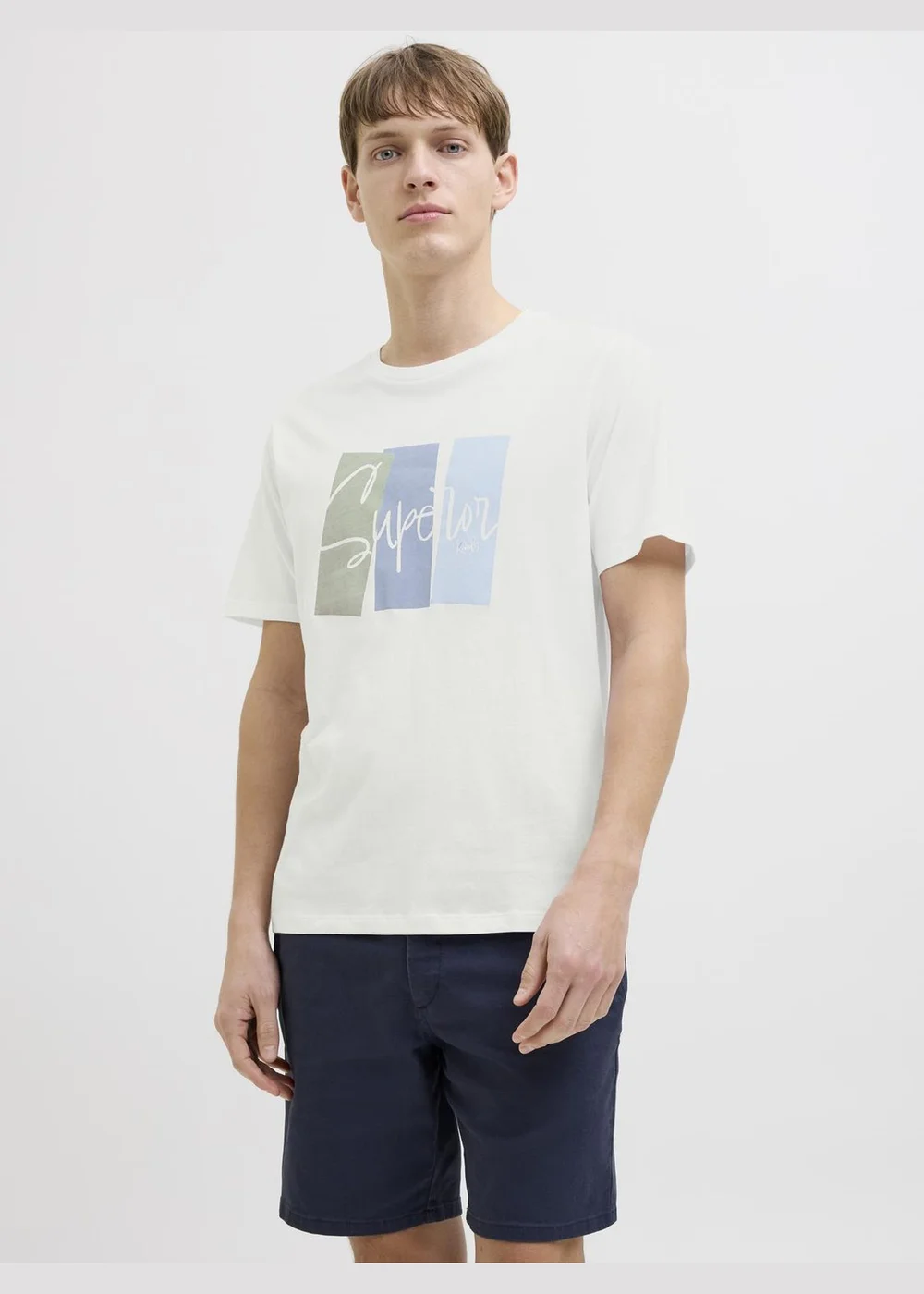 JJ Rebel White Noah T-Shirt - S Image 1
