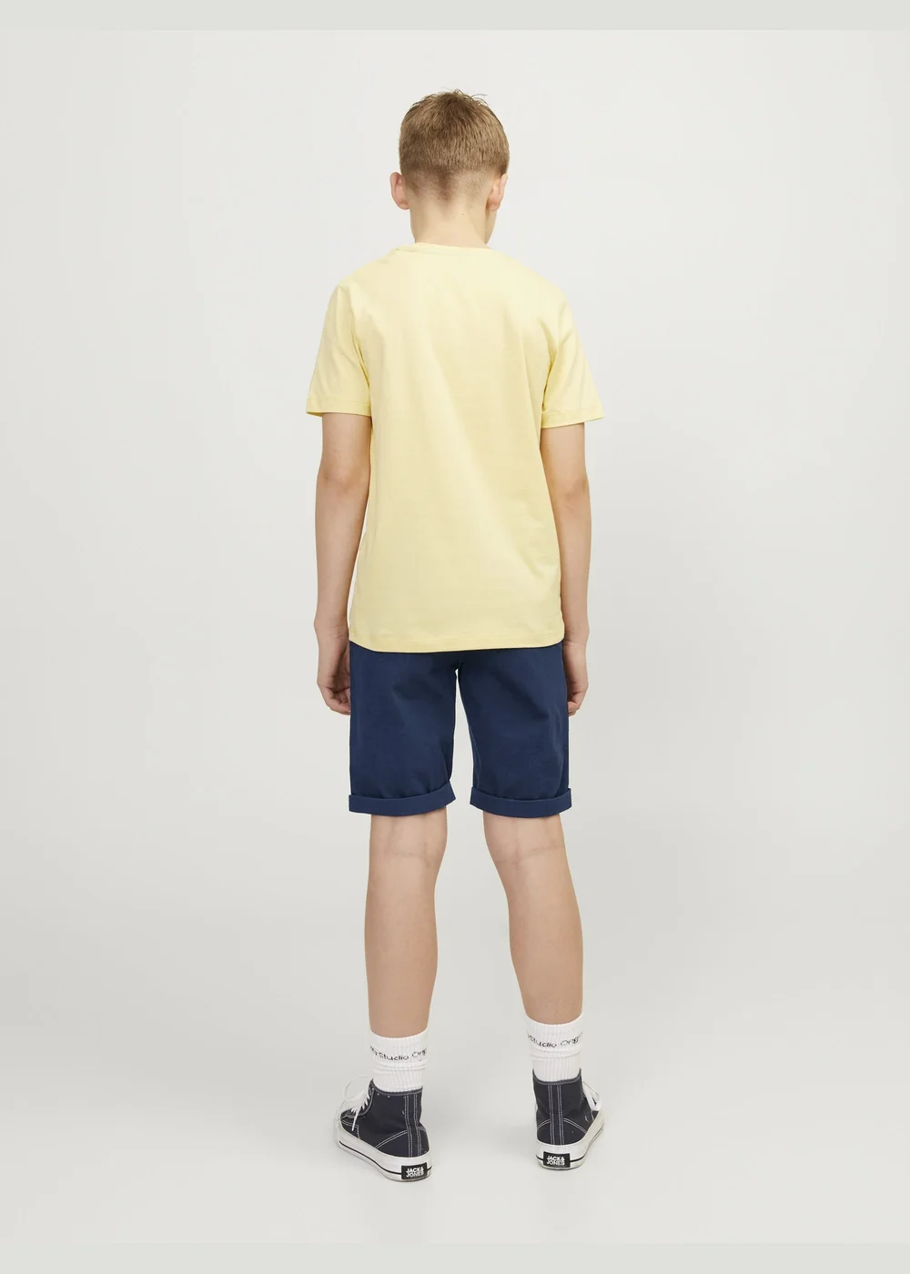 Jack & Jones Navy Chino Shorts (8-16yrs) - Age 12 Years Image 2
