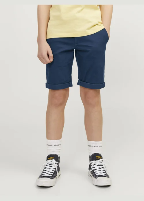 Jack & Jones Navy Chino Shorts (8-16yrs) - Age 12 Years Image 3