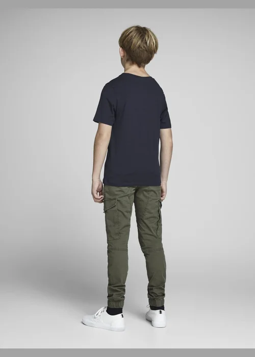 Jack & Jones Kids Navy Logo T-Shirt (8-16yrs) - 8 Yrs Image 2