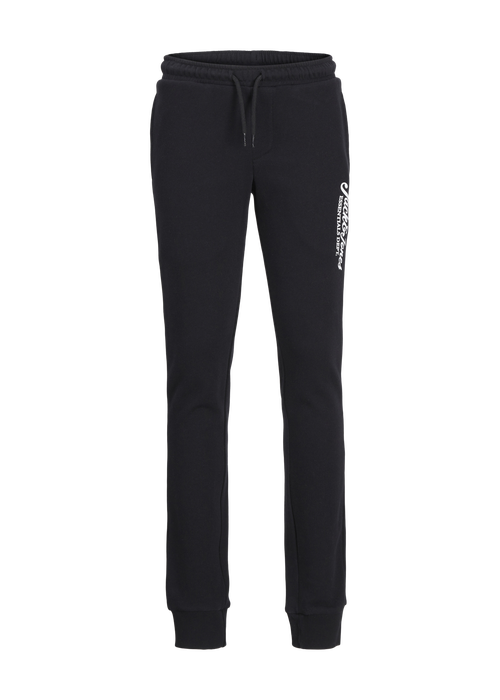 Jack & Jones Black Slogan Jogging Bottoms (8-16yrs) - 8 Yrs Image 6