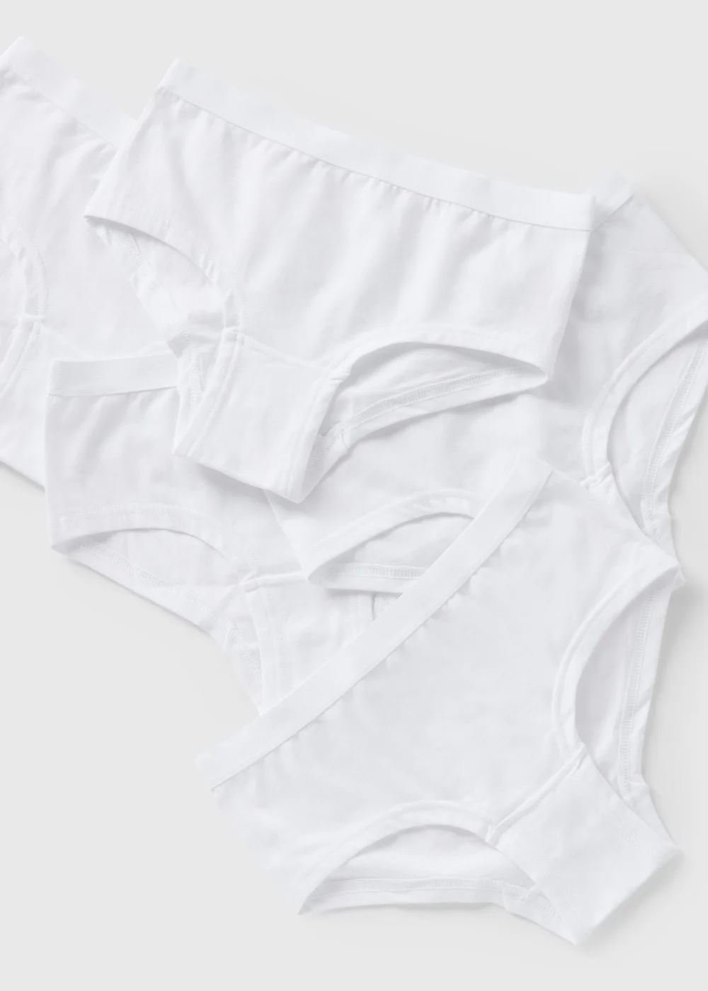Girls 5 Pack White Shorts (6-13yrs) - 6-7 Yrs Image 2