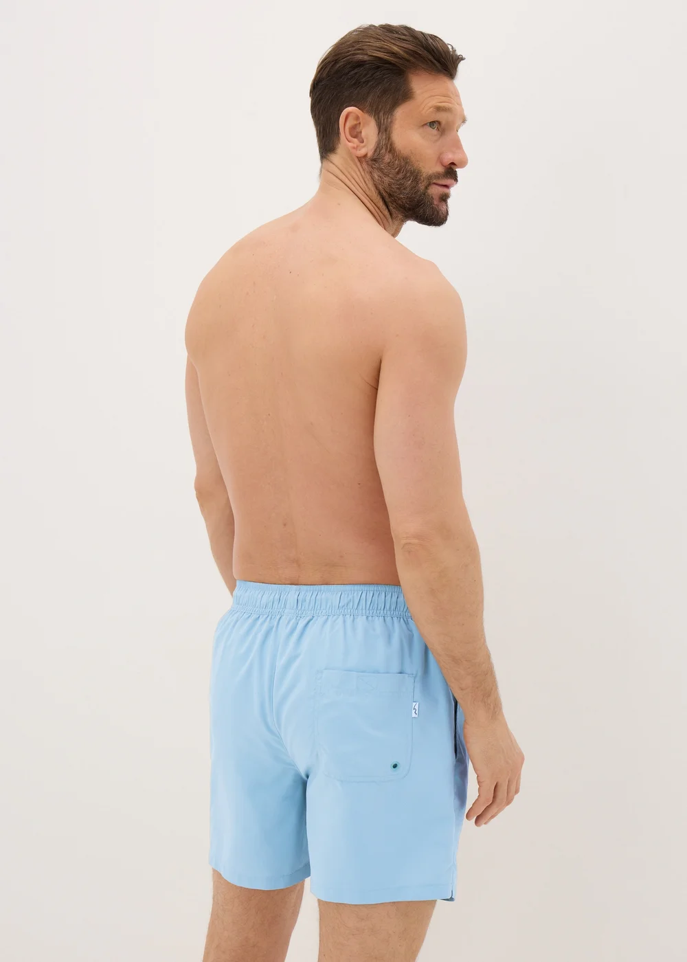 Light Blue Regular Swim Shorts - XS Image 2
