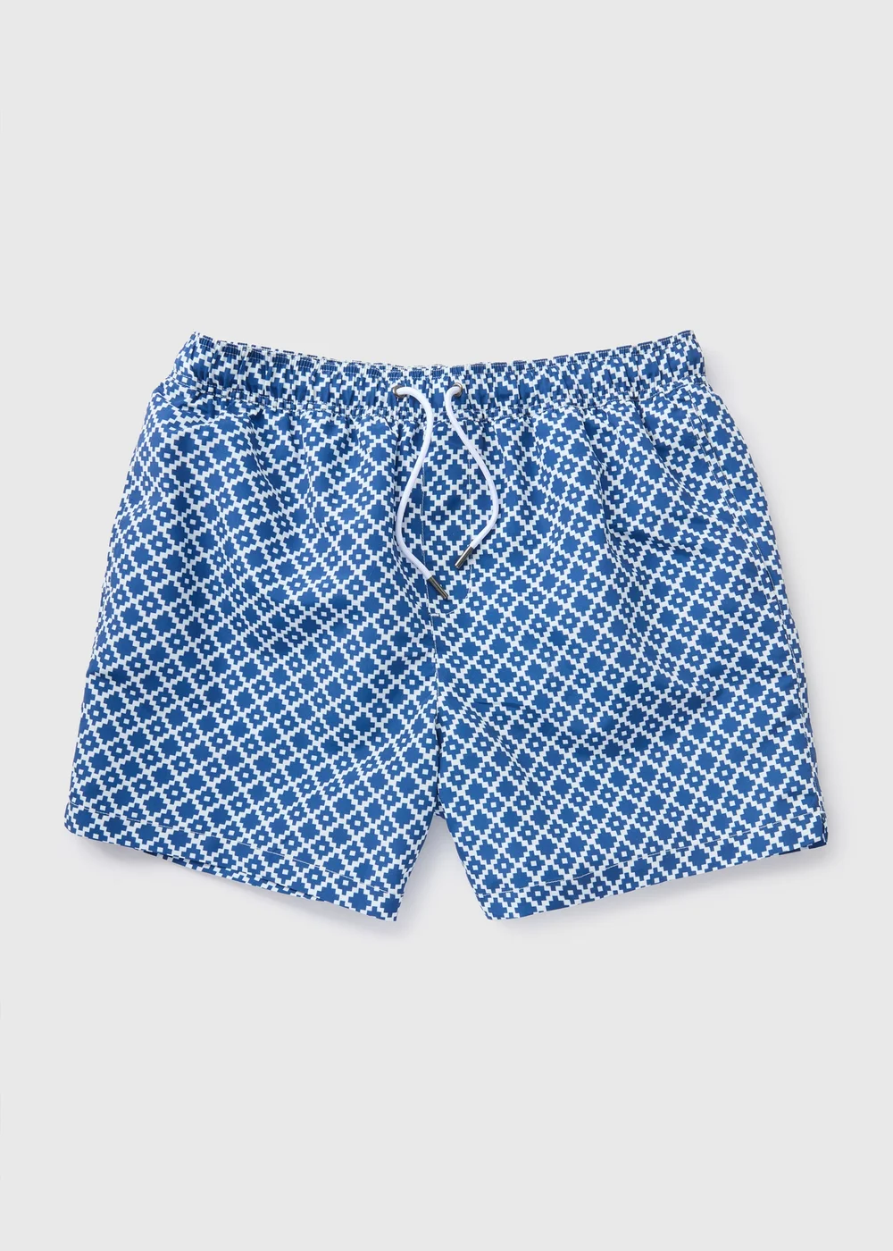 Navy Geometric Swim Shorts - S Image 3