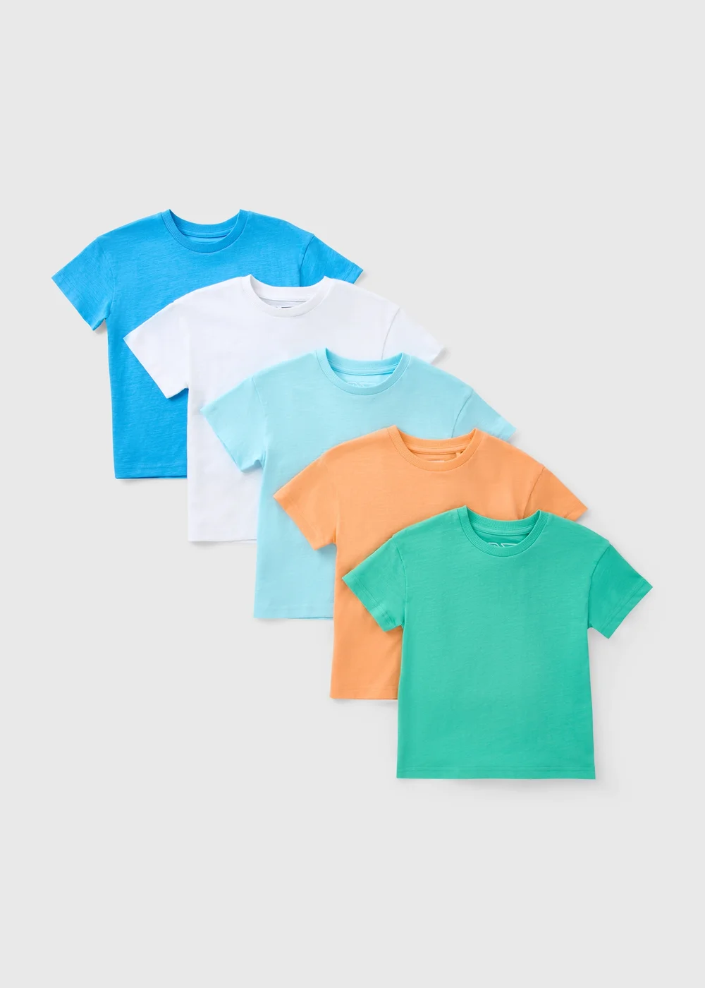 5 Pack Boys Multicolour Spring T-Shirts (1-7yrs) - 1-1.5 Yrs Image 1