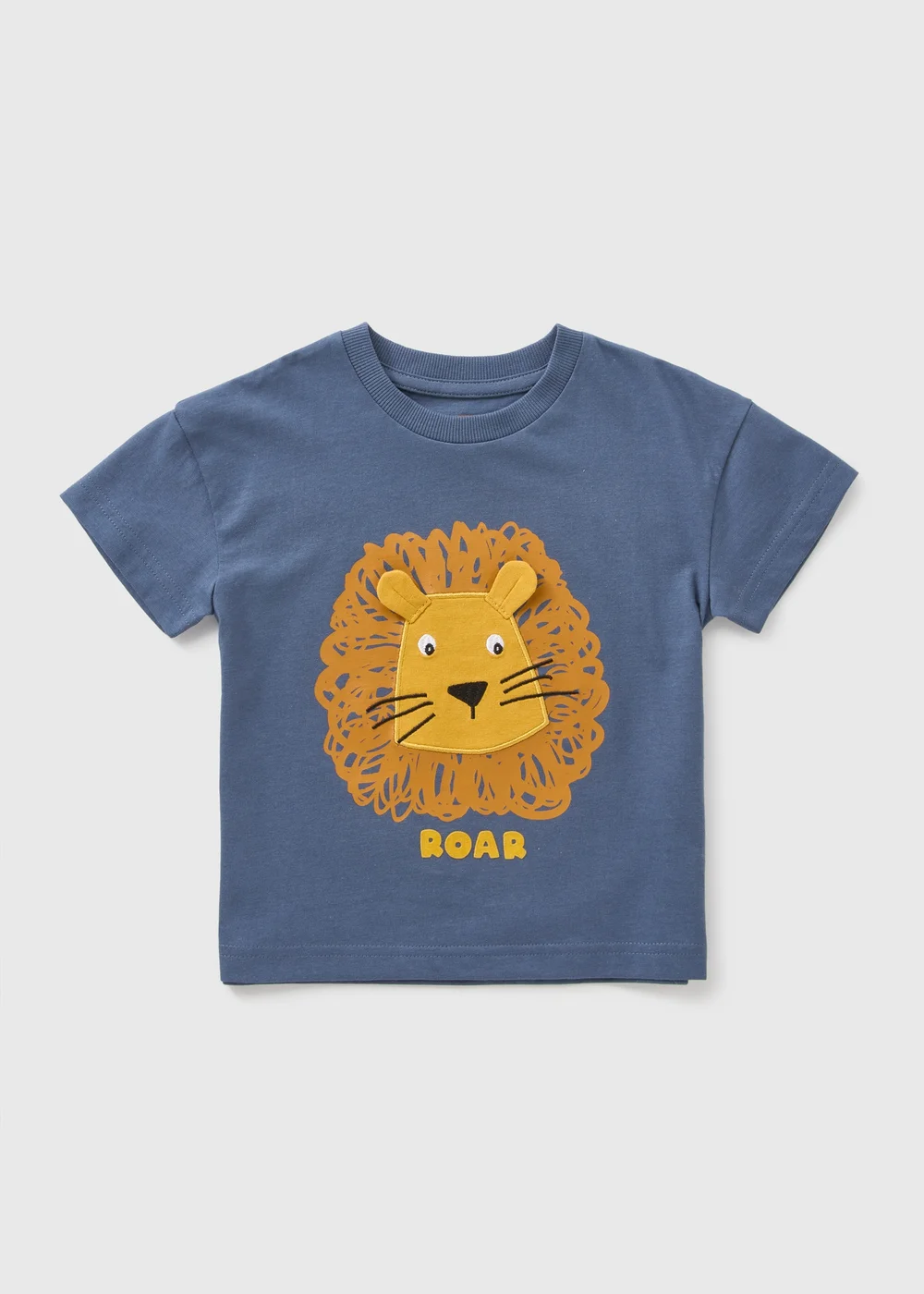 Boys Navy 3D Lion T-Shirt (1-7yrs) - 1-1.5 Yrs Image 1