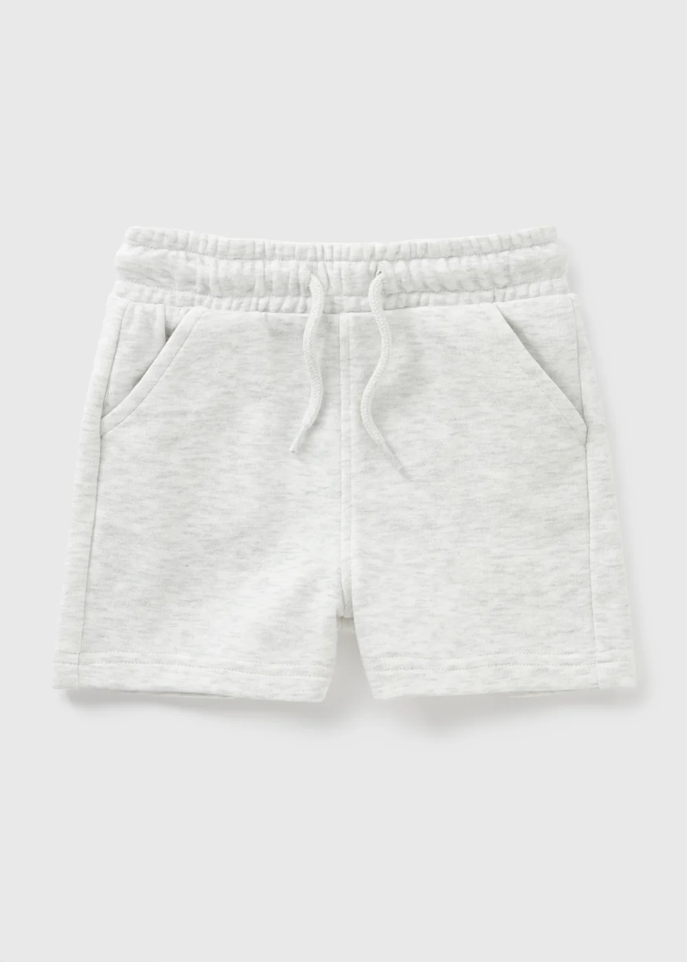 Boys Grey Marl Jogger Shorts (1-7yrs) - 1 half year to 2 Image 1