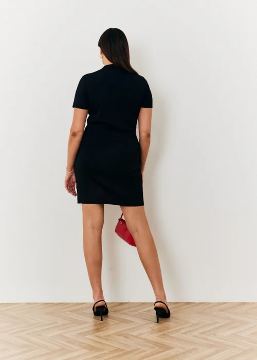 In The Style Black Knitted Dress - 8 Image 2