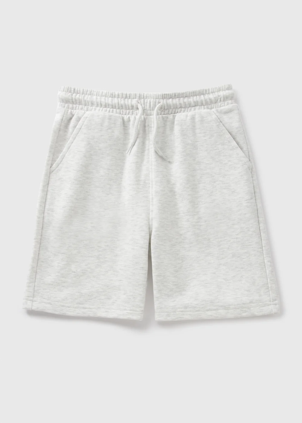 Boys Grey Jogger Shorts (7-15yrs) - 8 Yrs Image 1