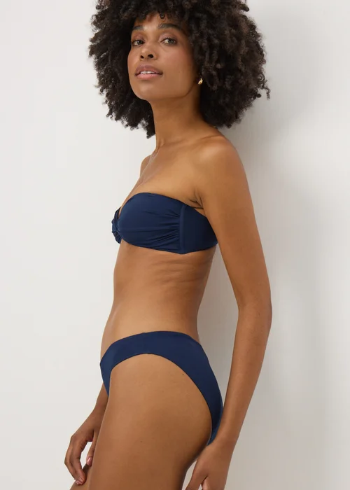 Navy Twist Bikini Bottom - 6 Image 1