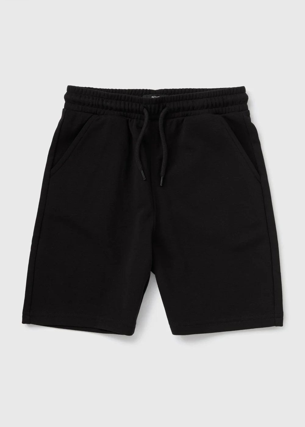 Boys Black Jogger Shorts (7-15yrs) - 8 Yrs Image 1