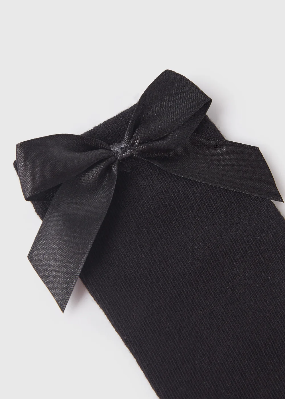 5 Pack Black Bow Knee High Socks (Younger 6-Older 6.5) - 6-8.5 Image 2