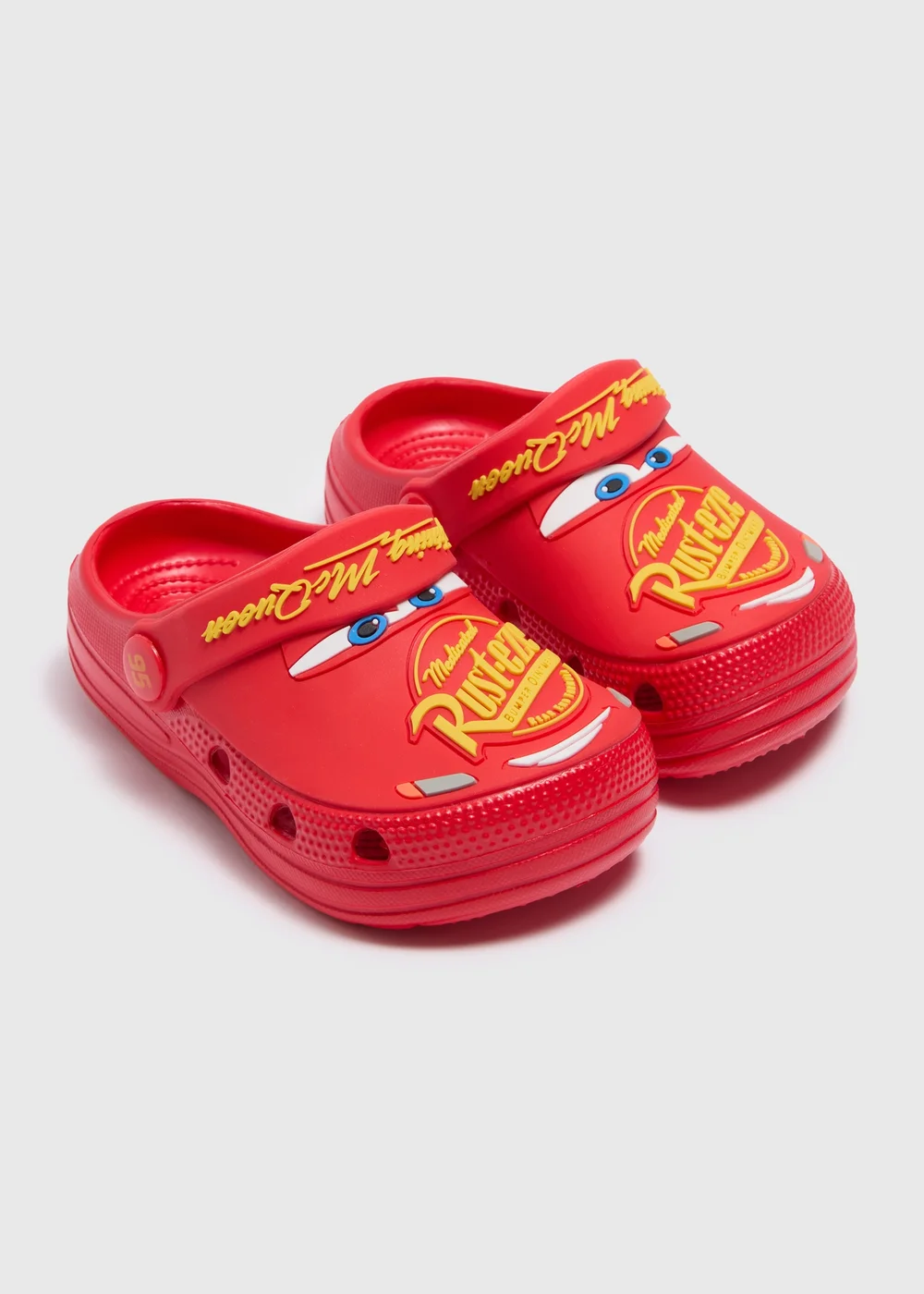 Cars Boys Red Lightning McQueen Clogs (Younger 4/5-Older 12/13) - Size 4 -5 infants Image 1