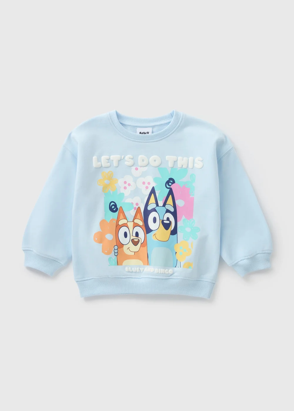 Bluey Kids Floral Sweatshirt (1-7yrs) - 1-1.5 Yrs Image 1