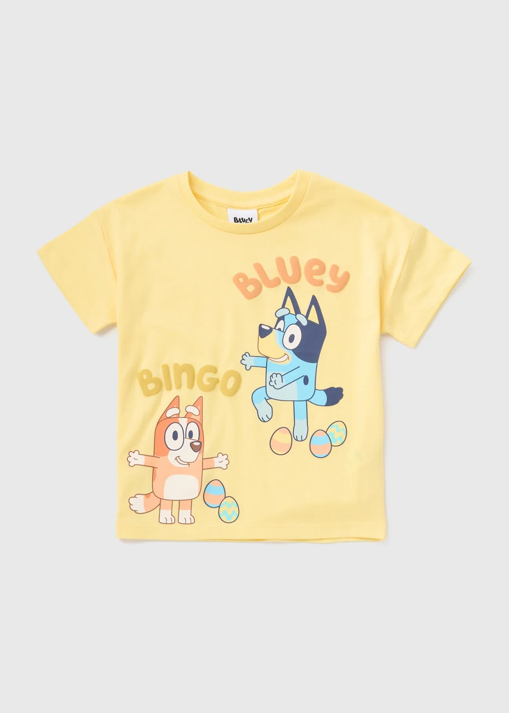 Bluey Kids Yellow Easter T-Shirt (1-7yrs) - 1-1.5 Yrs Image 1