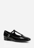 Where's That From Black Cairo Low Heel With T Strap - 3 Image 2
