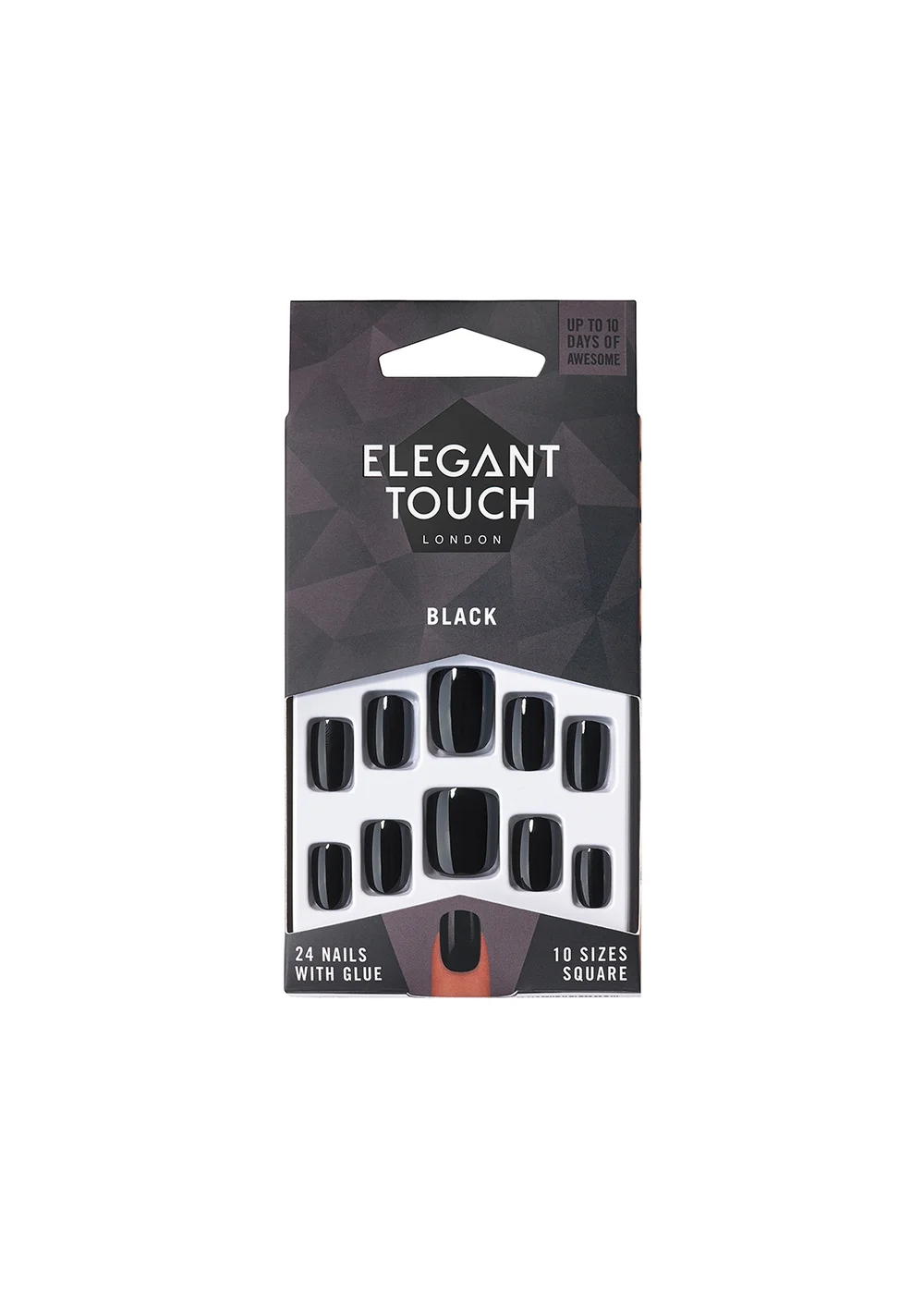 Elegant Touch Polished 301 Jet Black - One Size Image 1