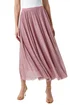 Roman Pink A-Line Shimmer Stretch Midi Skirt - Size 20 Image 1