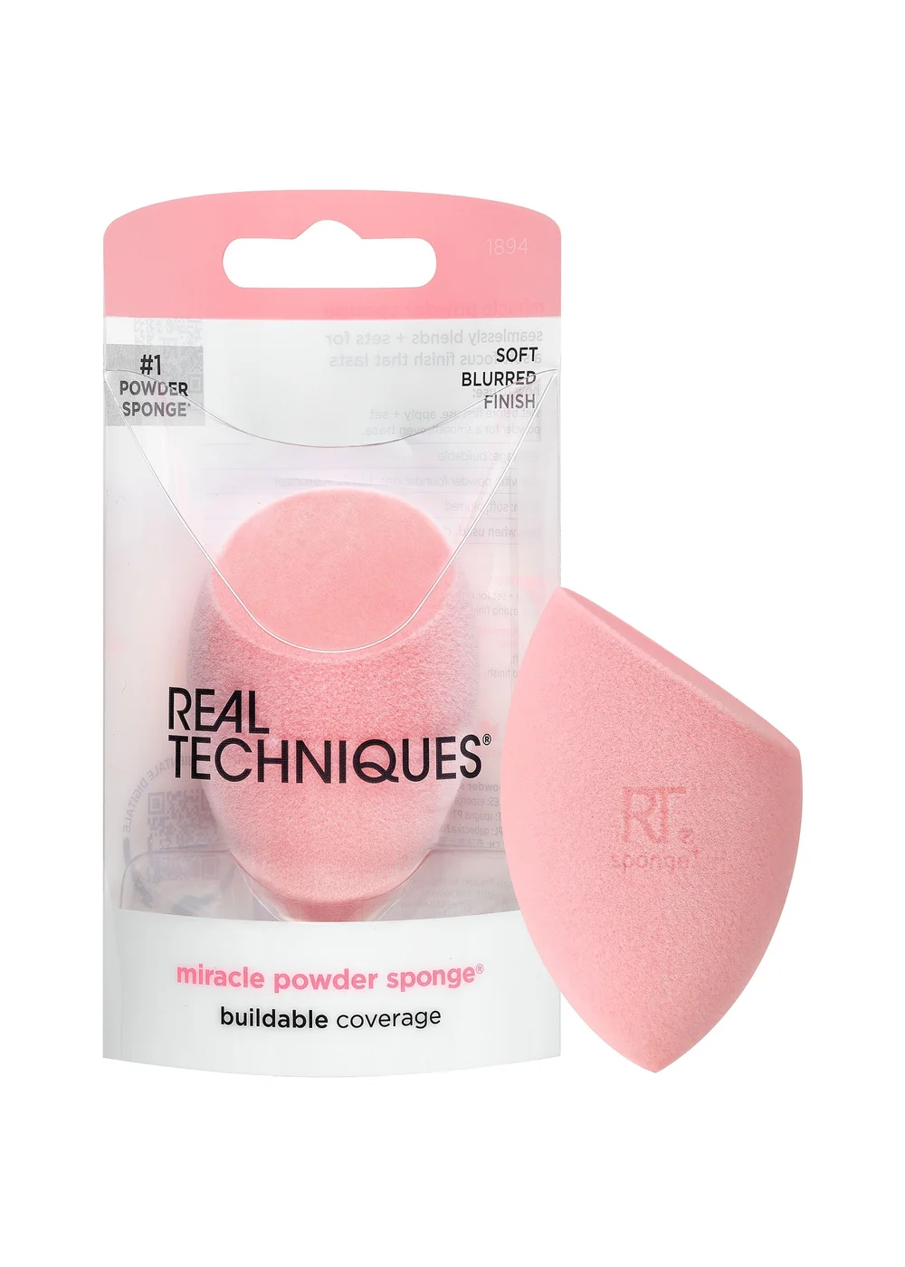 Real Techniques Miracle Powder Sponge - One Size Image 1
