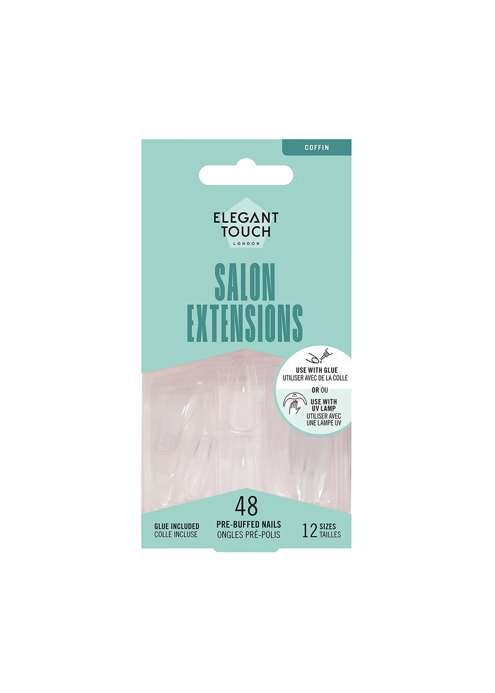 Elegant Touch Salon Extensions Coffin - One Size Image 1